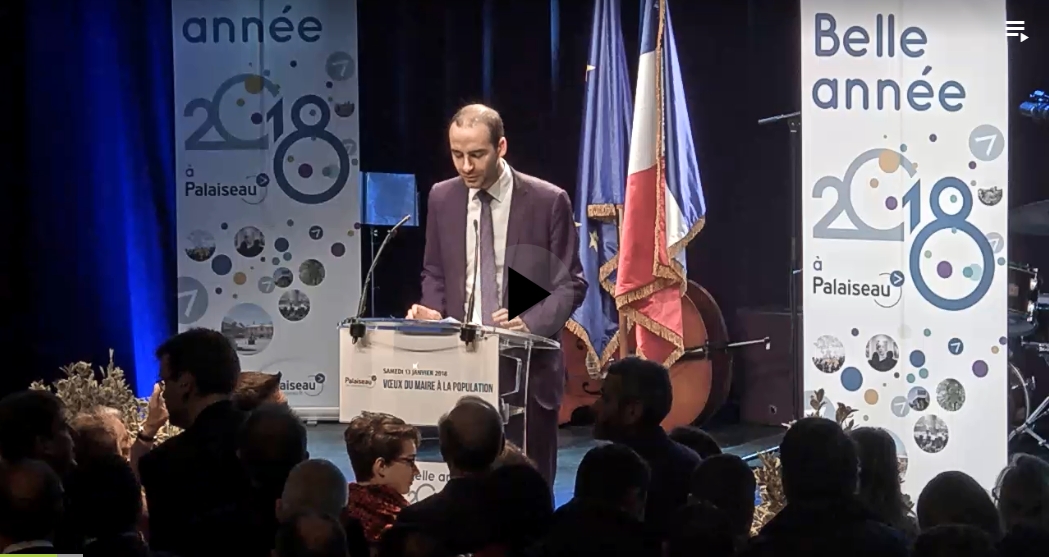 Mairie de Palaiseau – Vœux du maire à la population du 13 janvier 2018