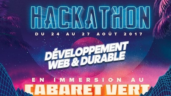 Lancement du premier Hackathon en immersion au Cabaret Vert !